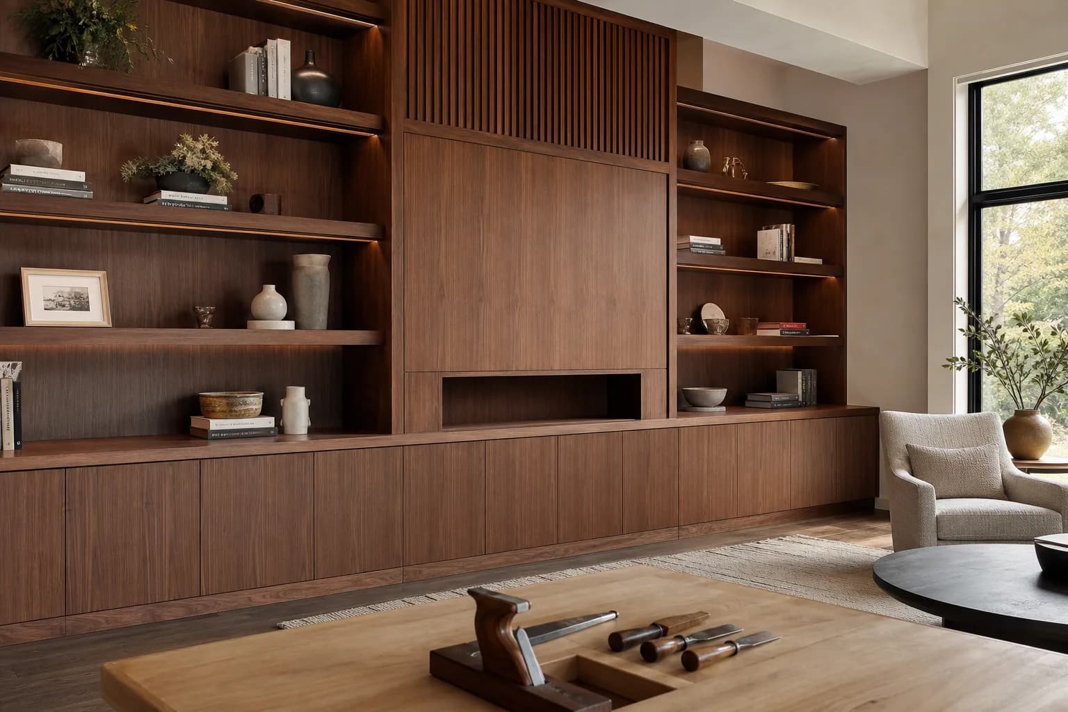 Custom Woodwork work by ETH Construction